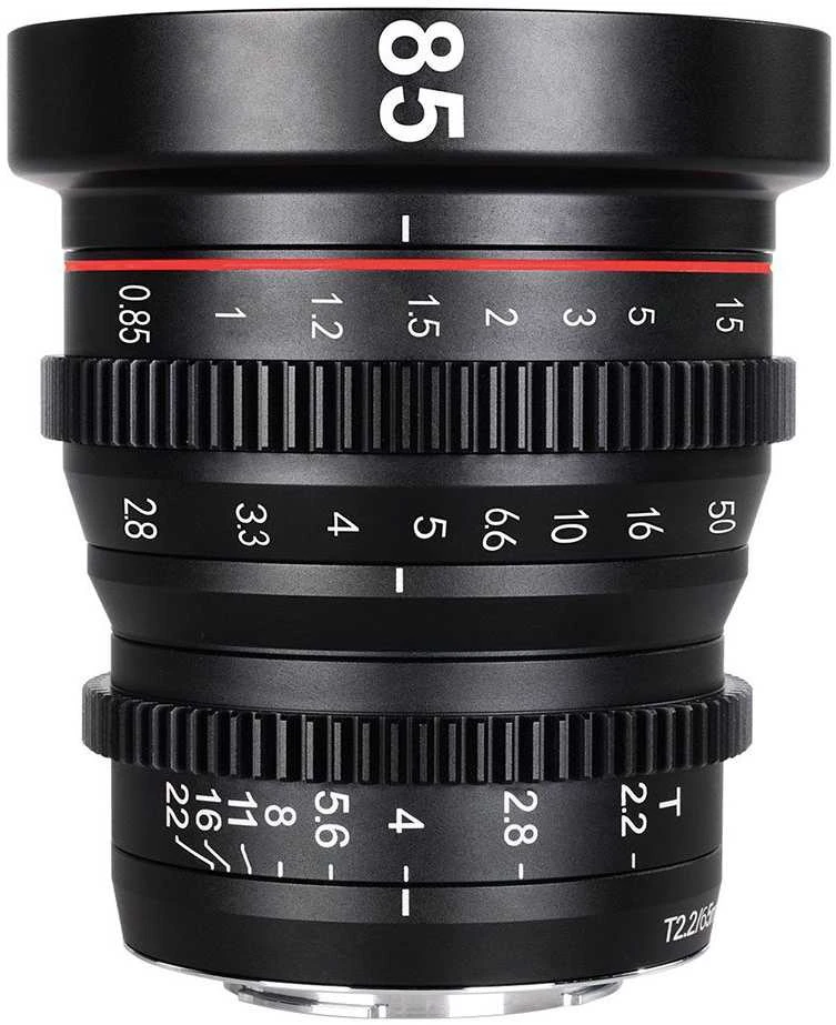 Objektyvas - Meike MK 85mm T2.2 Micro 4/3 Mount, visiškai metalinis, mažos dispersijos optika