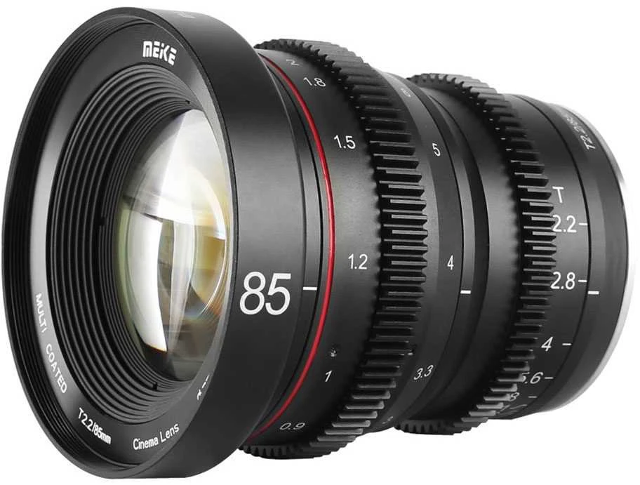 Objektyvas - Meike MK 85mm T2.2 Micro 4/3 Mount, visiškai metalinis, mažos dispersijos optika