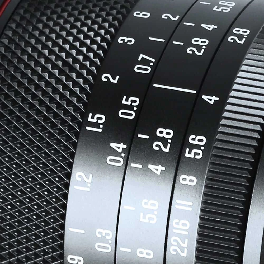 Objektyvas - Meike MK 8mm F2.8 Micro Four Thirds Manual Focus Juodas
