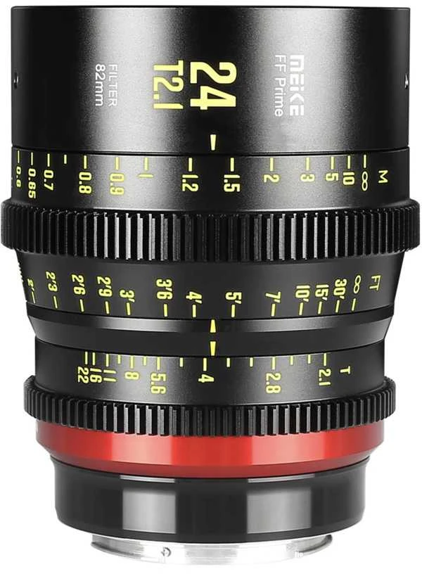 Objektyvas - Meike Prime 24mm T2.1 EF Mount 45mm Image Circle Juodas