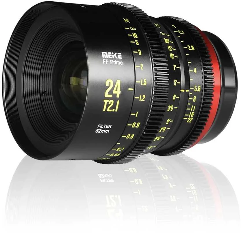 Objektyvas - Meike Prime 24mm T2.1 RF Mount Full Frame 30cm Fokusavimo Atstumas