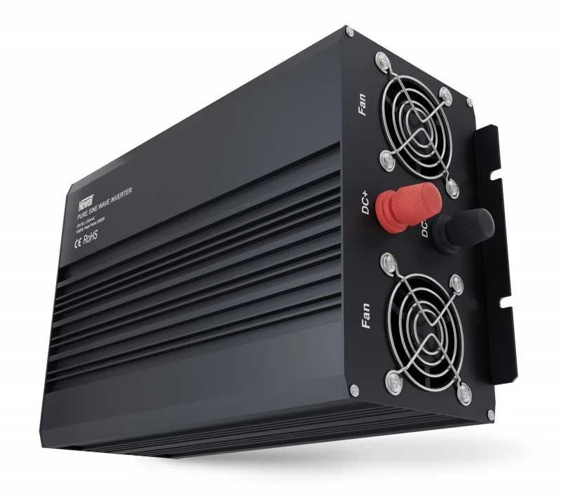 Objektyvas Newell įtampos keitiklis su gryna sinusine banga 24 V / 230 V, 1000 W