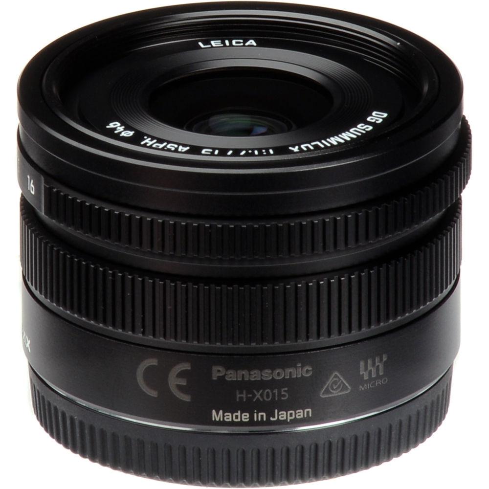 Objektyvas Panasonic Lumix 15mm F/1.7 Leica DG Summilux (Sidabrinis)
