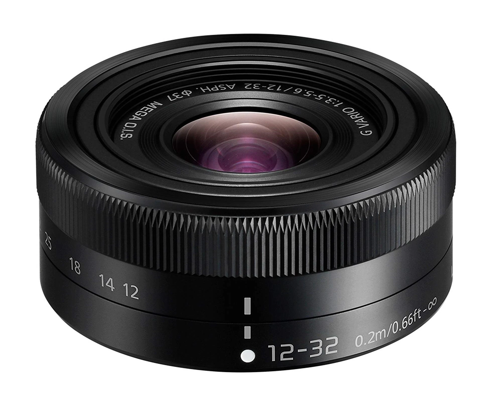 Objektyvas Panasonic LUMIX G VARIO 12-32mm / F3.5-F5.6 ASPH. / MEGA O.I.S. (H-FS12032-K) Juodas