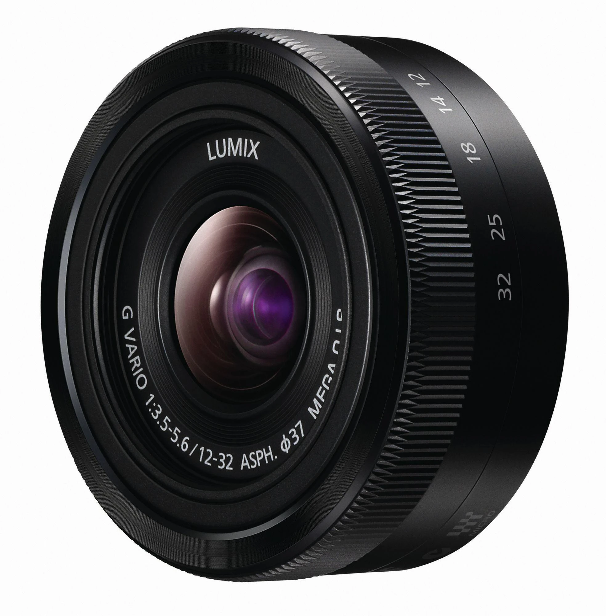 Objektyvas Panasonic LUMIX G VARIO 12-32mm / F3.5-F5.6 ASPH. / MEGA O.I.S. (H-FS12032-K) Juodas