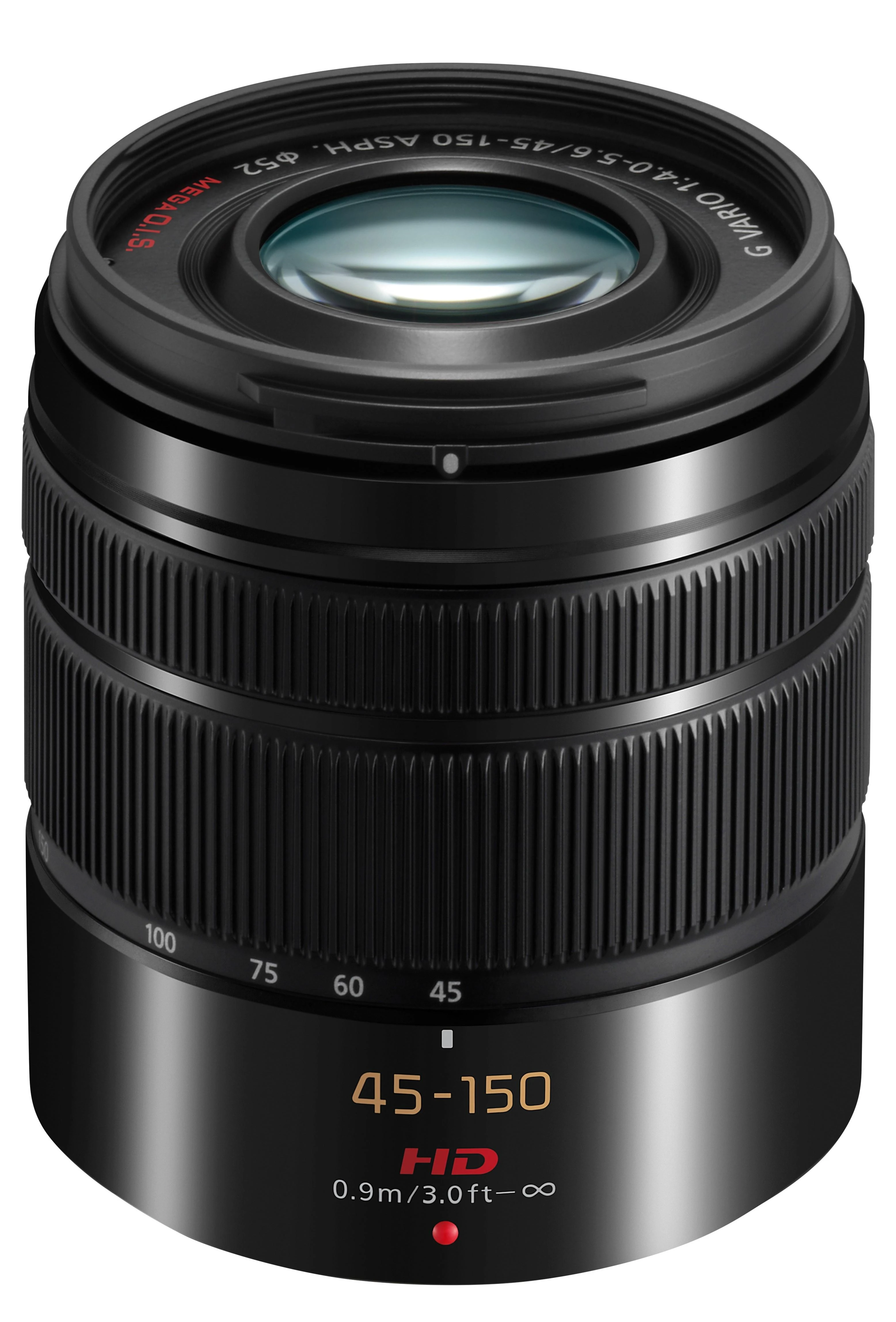Objektyvas Panasonic LUMIX G Vario 45-150mm f/4-5.6 Asph. Mega O.I.S. (H-FS45150-K) Juodas