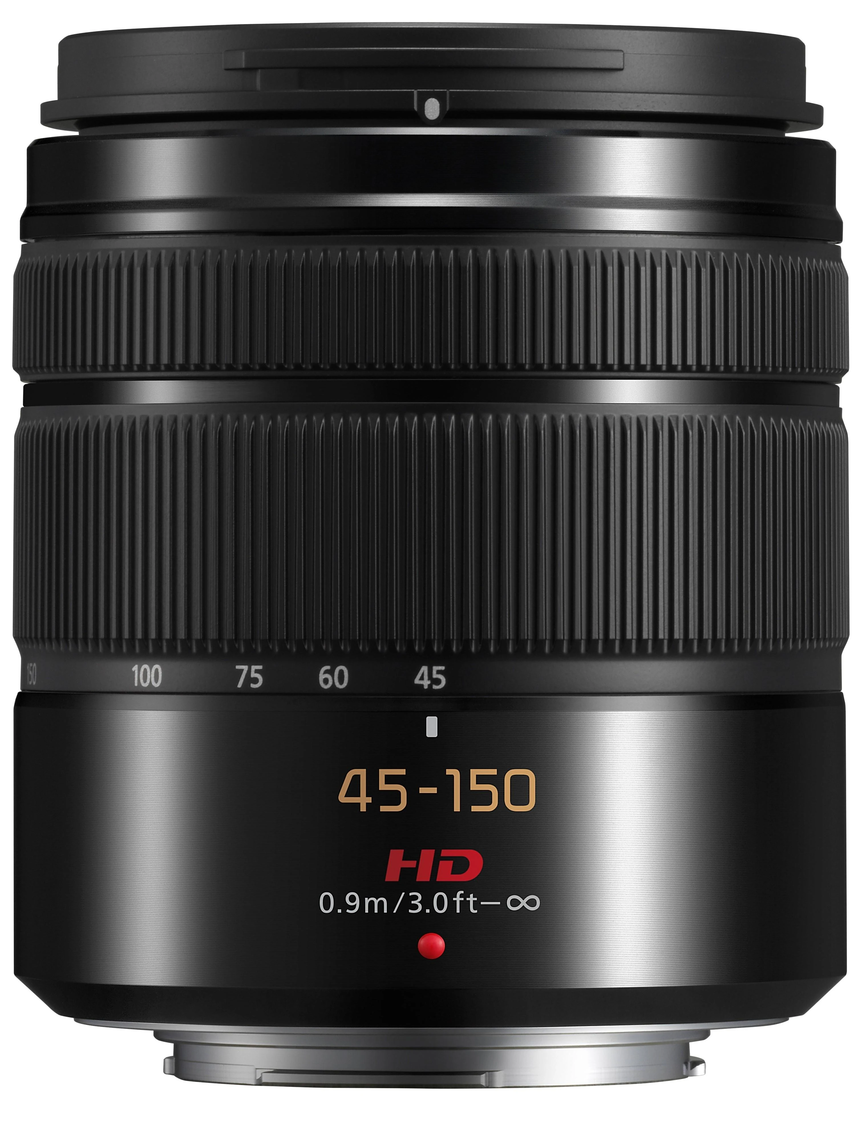 Objektyvas Panasonic LUMIX G Vario 45-150mm f/4-5.6 Asph. Mega O.I.S. (H-FS45150-K) Juodas