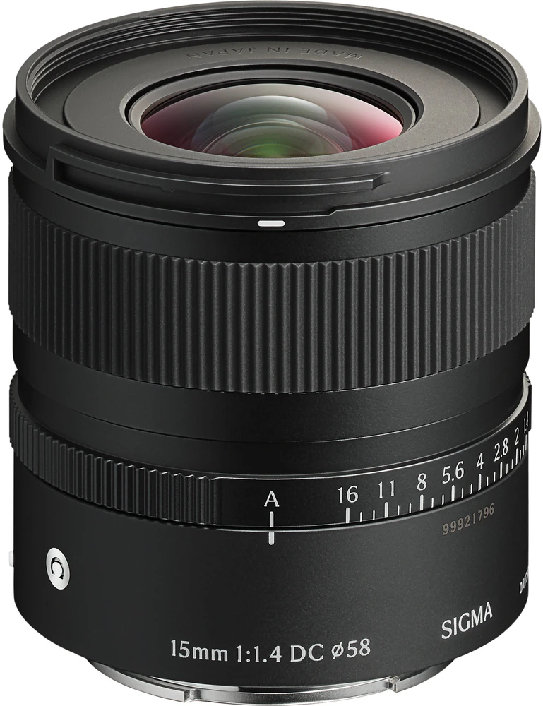 Objektyvas „Sigma 15mm F1.4 DC“ | Šiuolaikinis | „Sony E“