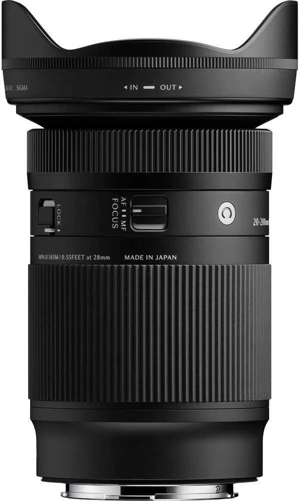 Objektyvas „Sigma 20-200mm F3.5-6.3 DG“ | Šiuolaikinis | L tipo tvirtinimas