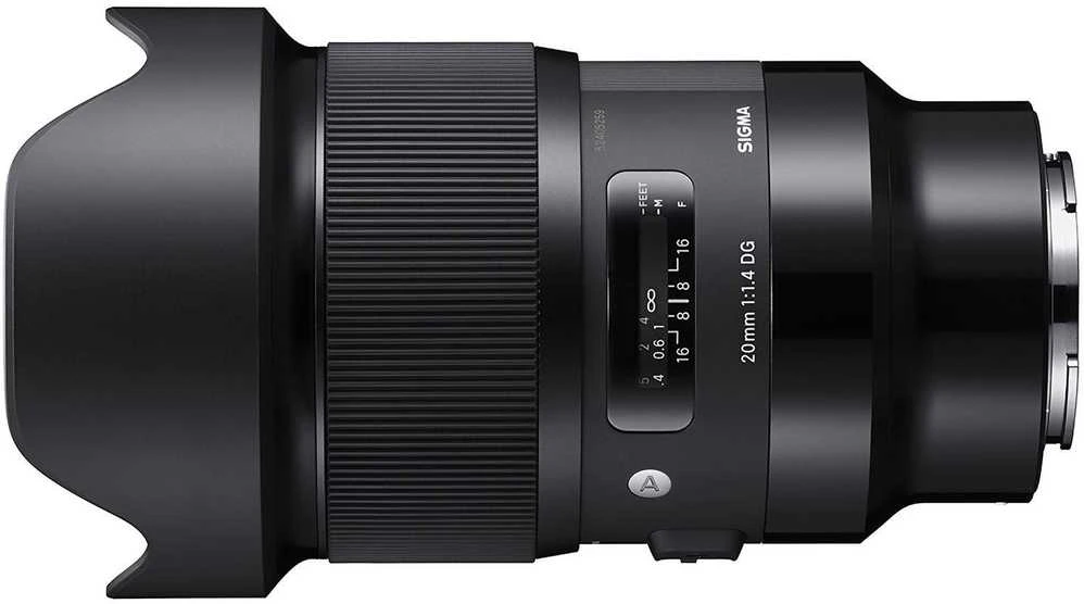 Objektyvas Sigma 20mm F1.4 DG HSM | Art | Sony E-mount