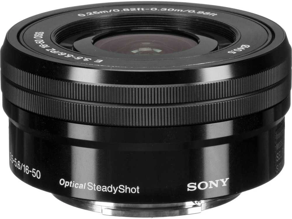 Sony SEL-1650 E16-50mm, F3.5-5.6 naujas standartinis priartinimo objektyvas