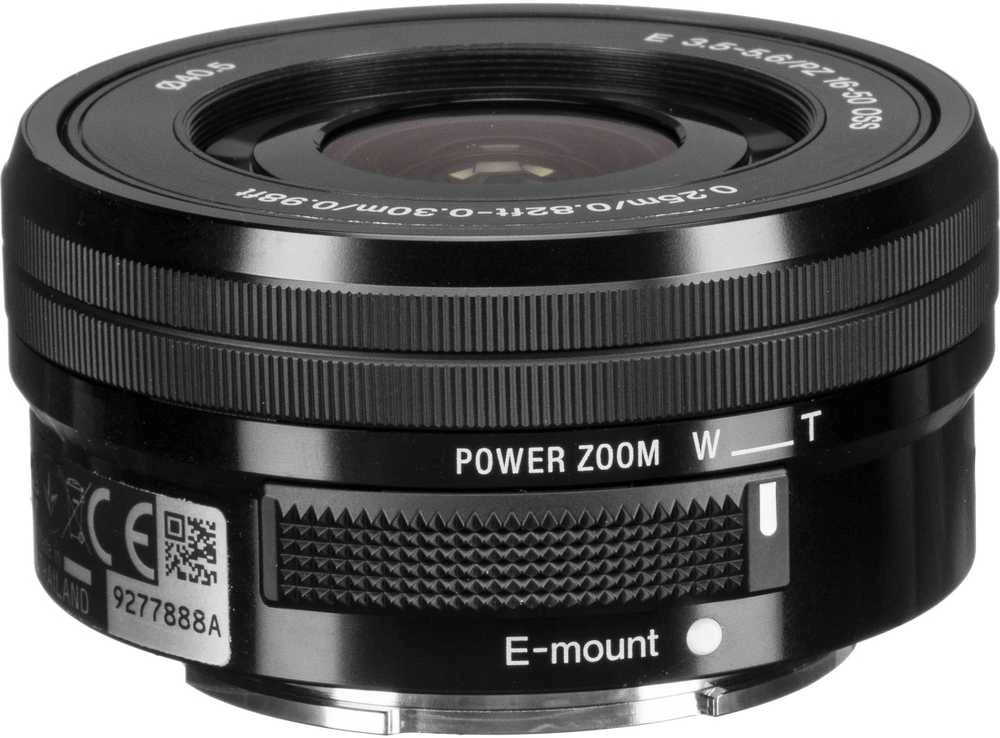 Sony SEL-1650 E16-50mm, F3.5-5.6 naujas standartinis priartinimo objektyvas