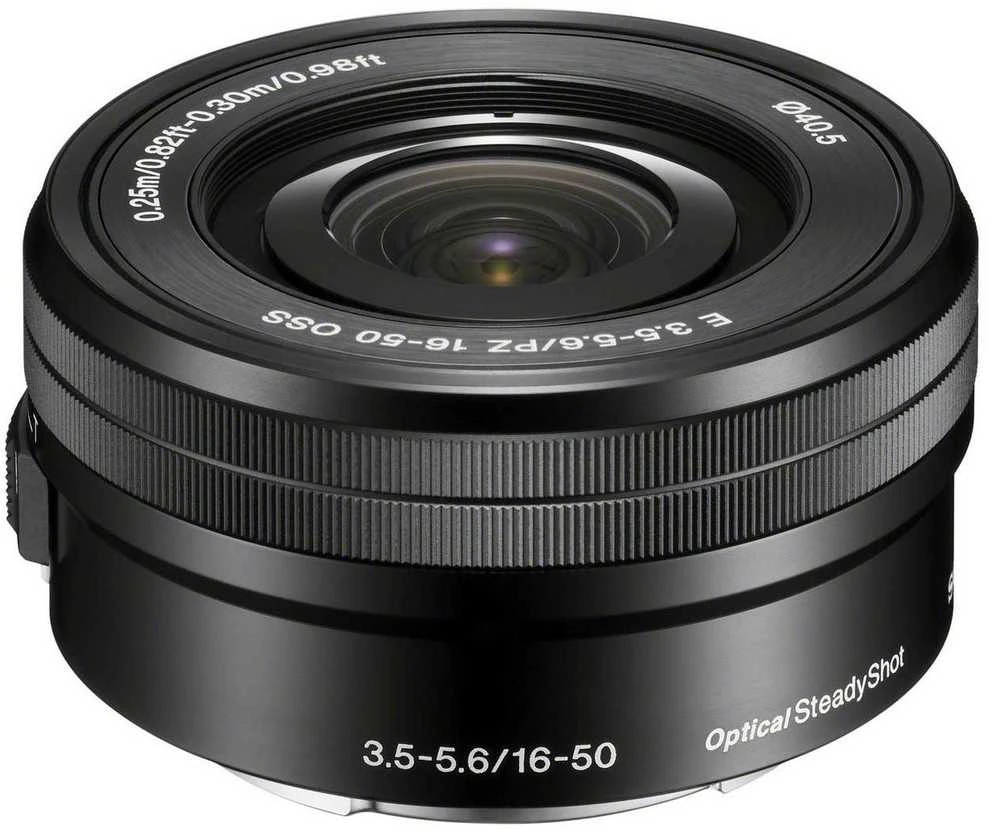 Sony SEL-1650 E16-50mm, F3.5-5.6 naujas standartinis priartinimo objektyvas