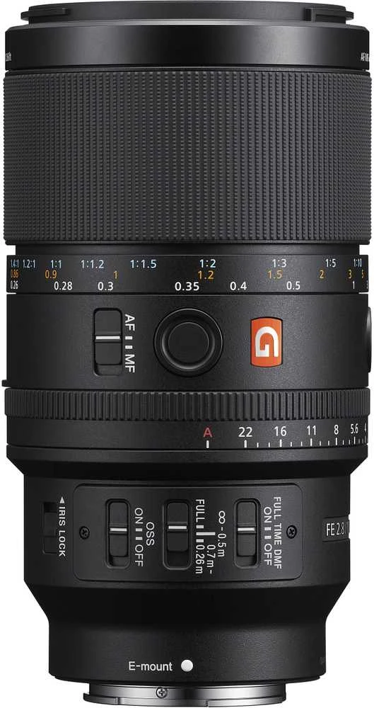 Objektyvas Sony FE 100mm F2.8 Macro GM OSS (Juodas) | (SEL100M28GMB.SYX)