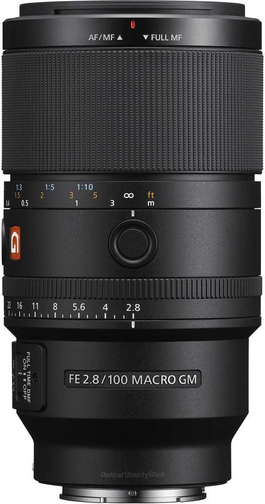 Objektyvas Sony FE 100mm F2.8 Macro GM OSS (Juodas) | (SEL100M28GMB.SYX)