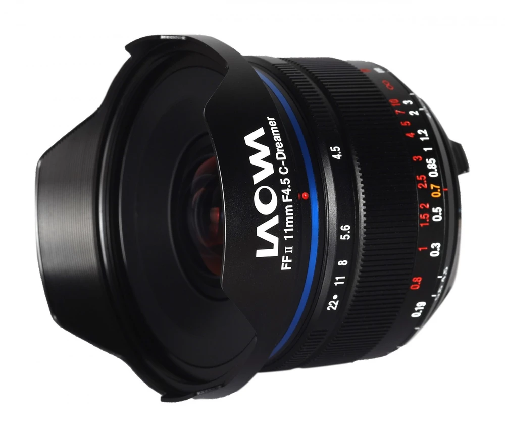 Kameros Objektyvas - Laowa 11mm f/4.5 FF RL, 126° Matymo Kampas, 19cm Minimalus Fokuso Atstumas
