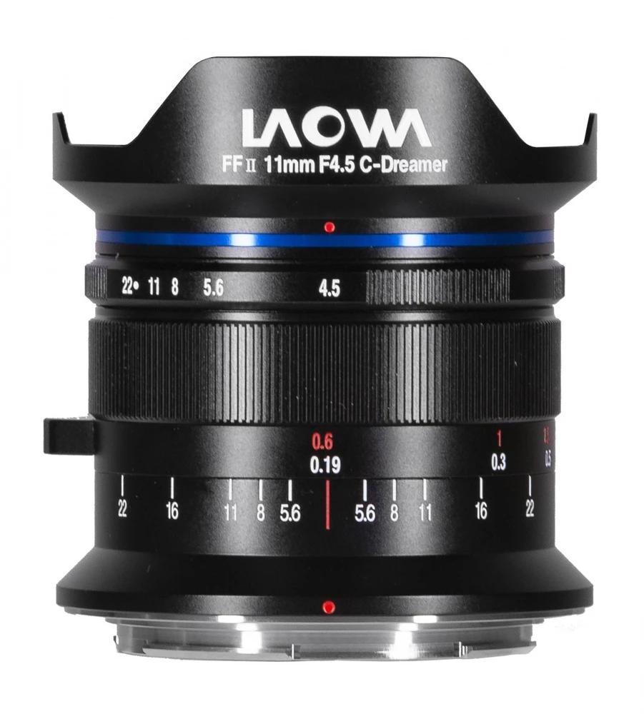 Kameros Objektyvas - Laowa 11mm f/4.5 FF RL, 126° Matymo Kampas, 19cm Minimalus Fokuso Atstumas