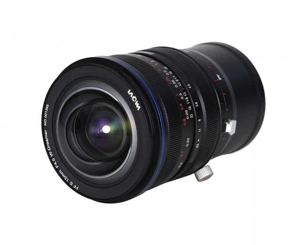 Objektyvas Venus Optics Laowa 15 mm f_4,5 Zero-D Shift, skirtas Nikon Z