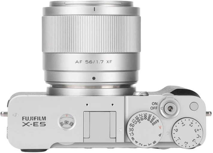 Fotoaparato objektyvas - Viltrox AF 56 mm F/1.7 Fuji X sidabrinis