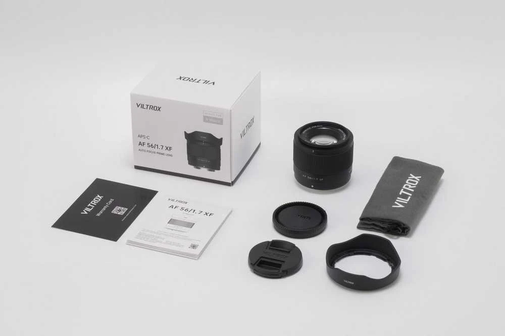 Objektyvas - VILTROX AF 56mm F1.7 Fuji X automatinio fokusavimo objektyvas APS-C kameroms
