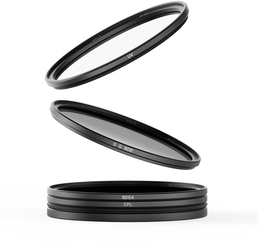 Objektyvo filtras - Urth 52 mm magnetinis kraštovaizdžio rinkinys Plus+ UV CPL Soft Grad ND8 ND64 ND1000