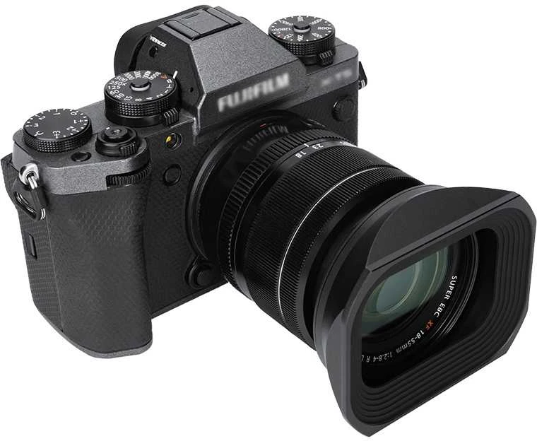Objektyvo gaubtas - JJC LH JXF1855II for Fuji XF14mm F2.8 R, XF18-55mm F2.8-4 R Juodas