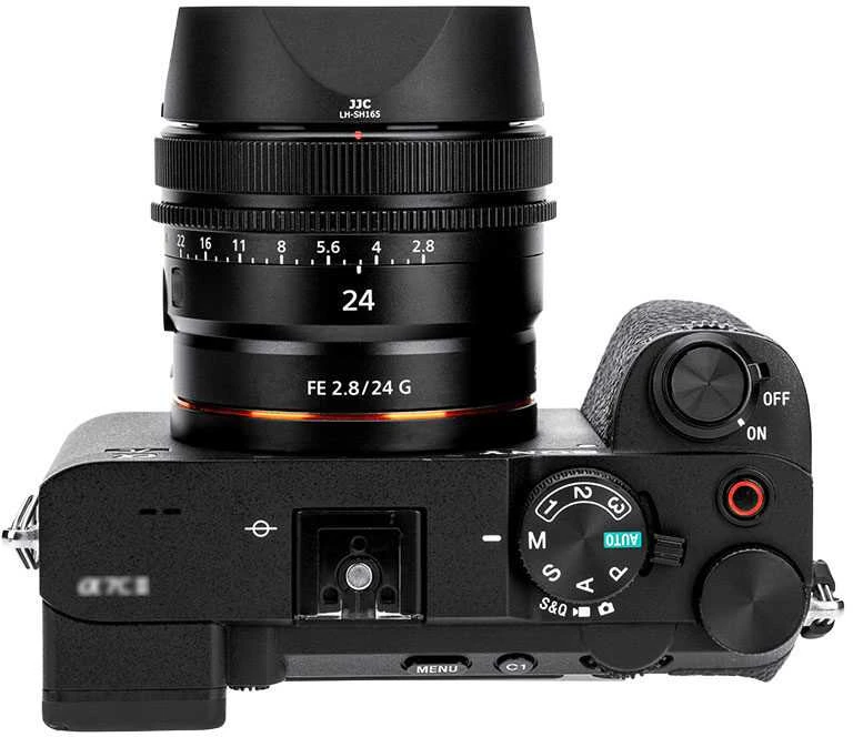 Objektyvo gaubtas - JJC LH SH165 for Sony FE 24mm, 40mm, 50mm, ABS, matinė juoda