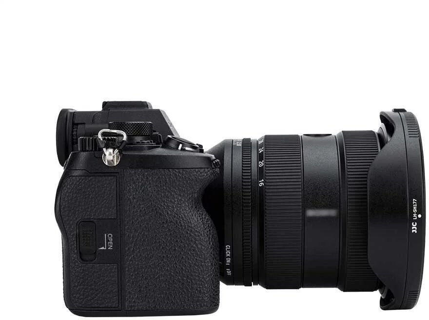 Objektyvo gaubtas - JJC LH SH177 Sony FE 16-35mm f/2.8 GM II matinė juoda