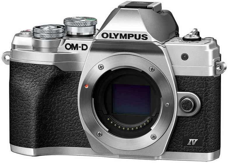 „Olympus OM-D E-M10 Mark IV Body“ („Sidabrinis“)