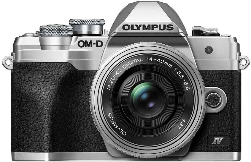 Olympus Apie sistemą Olympus OM-D E-M10 Mark IV (Sidabrinis) + 14-42mm f/3.5-5.6 EZ