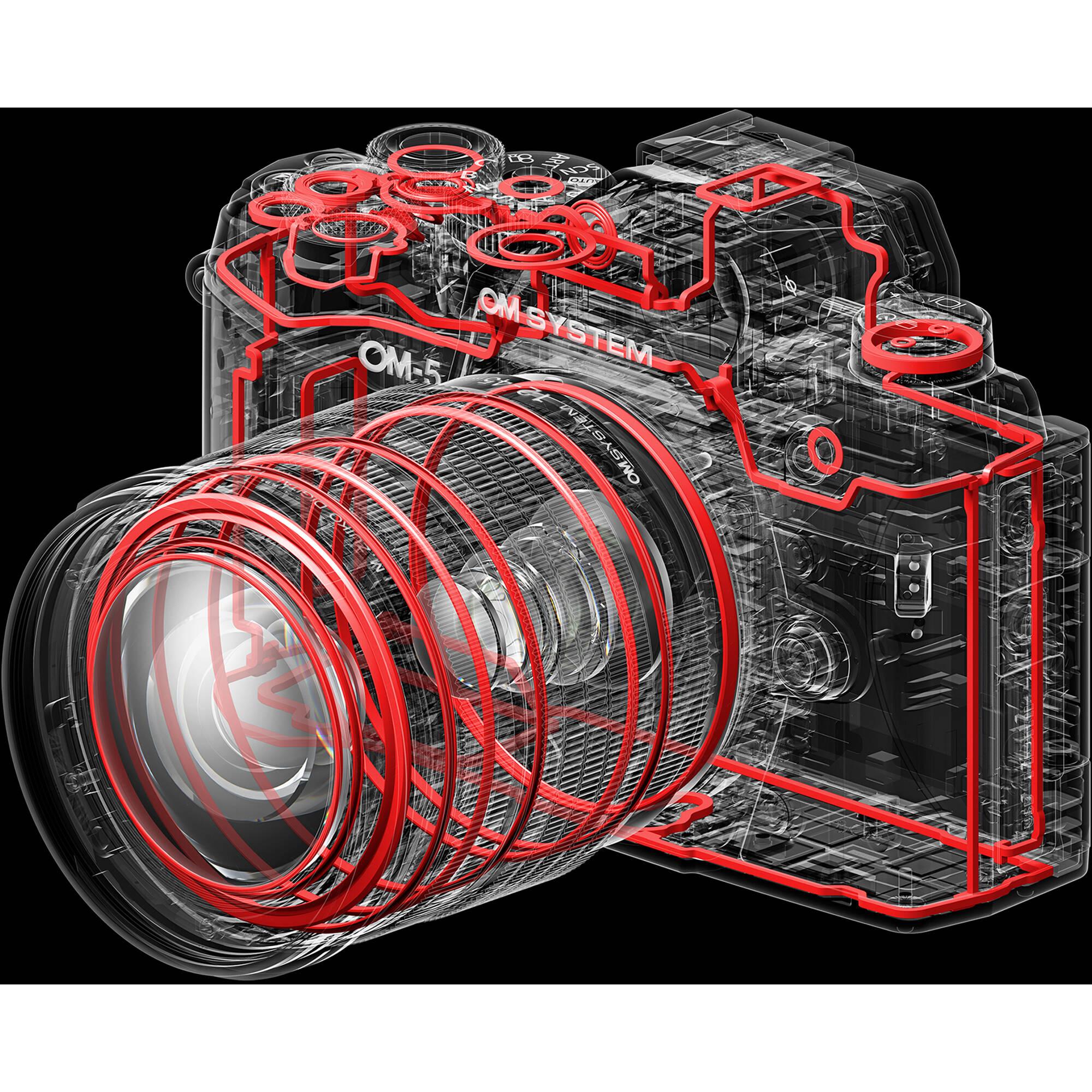 Olympus OM SYSTEM OM-5 + M.ZUIKO DIGITAL ED 12-45mm F4 PRO (Juodas)
