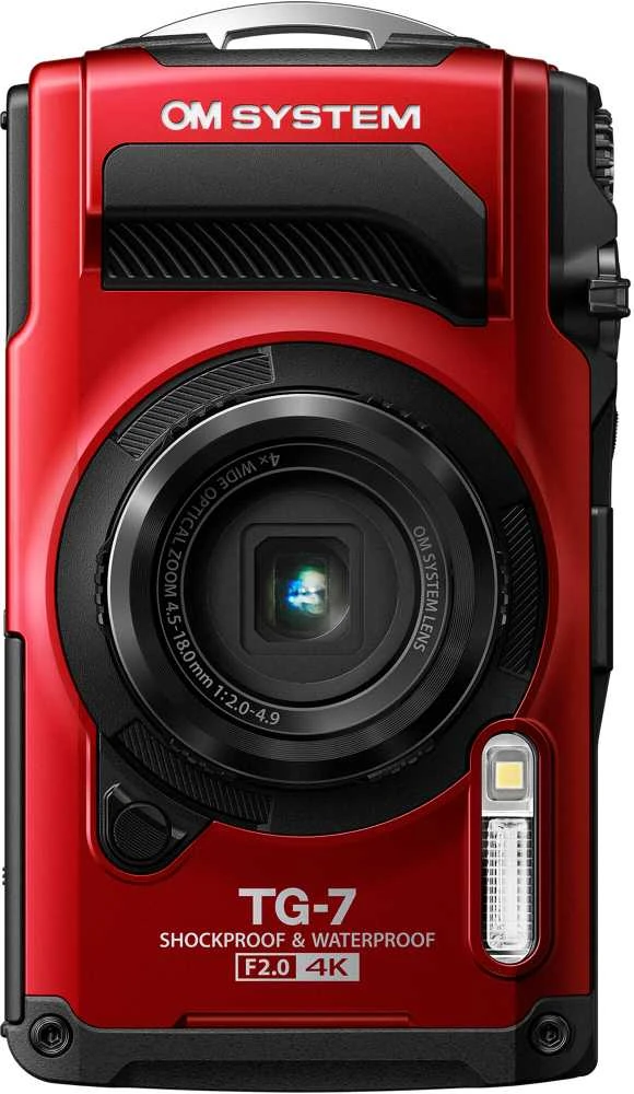 Olympus Olimpas | Skaitmeninis fotoaparatas | TG-7 | 12 MP | ISO jautrumas (maks.) 12800 | Ekrano įstrižainė 3,0" | Vaizdo įrašymas | Wi-Fi | TTL iESP automatinis fokusavimas su kontrasto aptikimu | 1/2,33" CMOS | Raudona