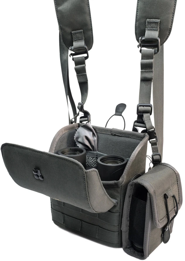 Optika - GPO Bino Harness PRO 500D Nailonas MOLLE, Lietaus Danga