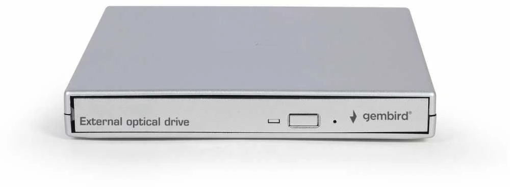 Kietasis diskas Gembird DVD-USB-021-SV External USB DVD drive, sidabrinis