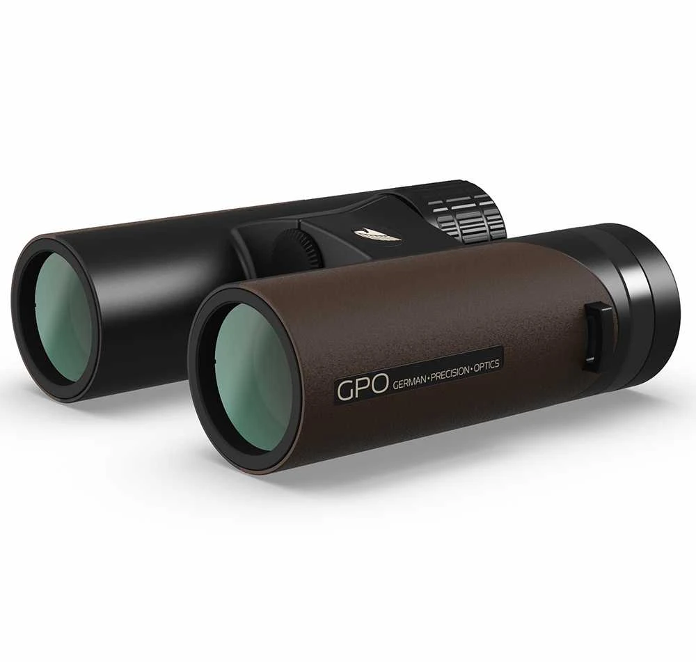 Optinis prietaisas - GPO Passion 10x32ED žiūronai 10x32 atsparūs vandeniui rudos spalvos