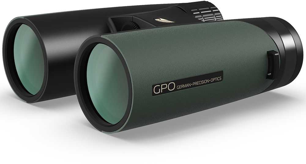 Optinis prietaisas - GPO Passion 10x42ED žiūronai, 114m FOV, atsparūs vandeniui, žalia