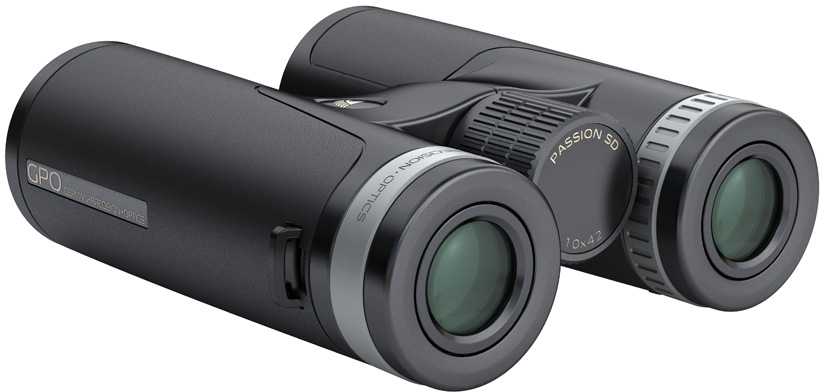 Optinis prietaisas - GPO Passion 10x42SD žiūronai 10x42mm atsparūs vandeniui juodi