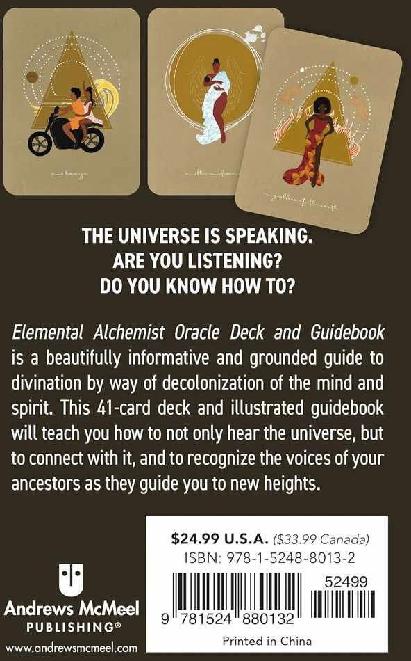 Orakulo Kortos Elemental Alchemist Andrews Mcmeel Publishing