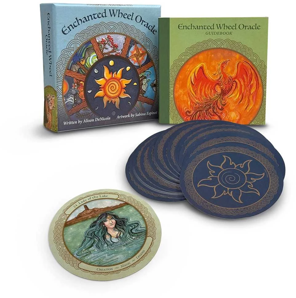 Us Games Systems Enchanted Wheel orakulo kortos: metų rato magija ir savęs pažinimas
