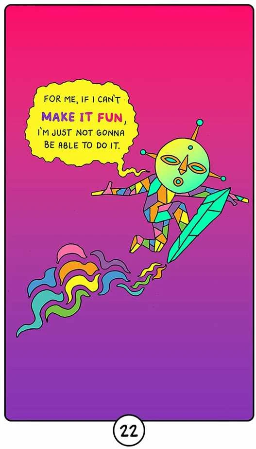 Orakulo Kortos Rainbow Brainskull Andrews Mcmeel Publishing