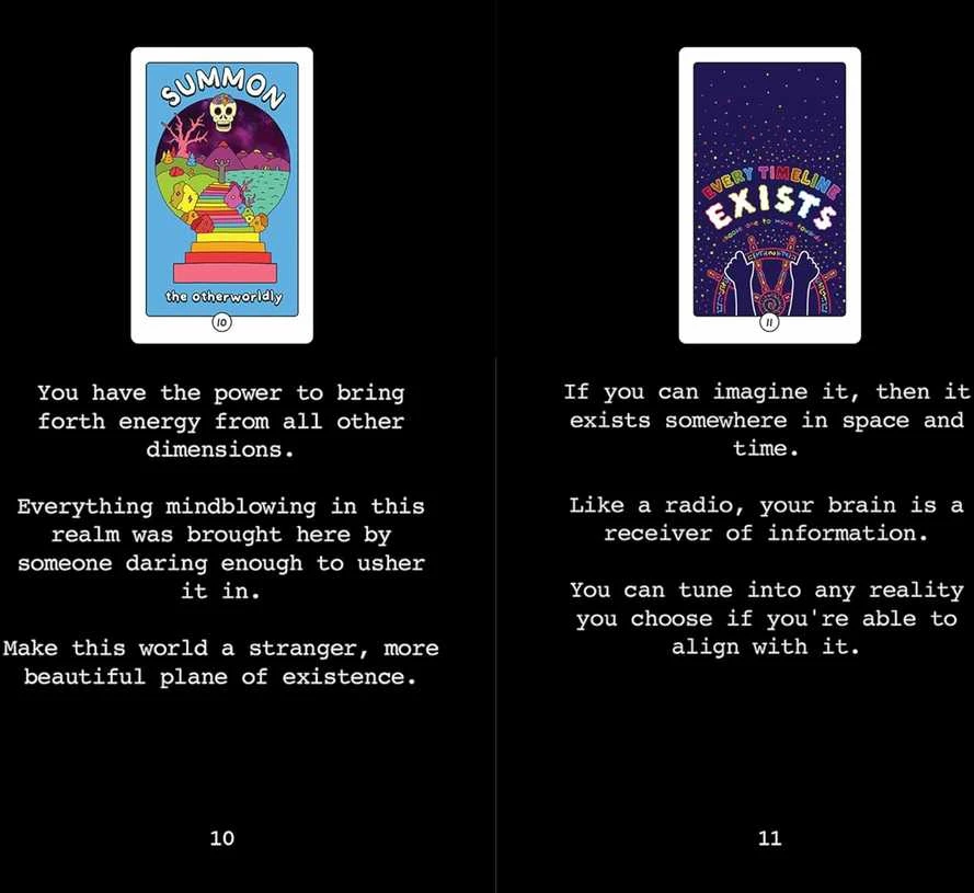 Orakulo Kortos Rainbow Brainskull Andrews Mcmeel Publishing