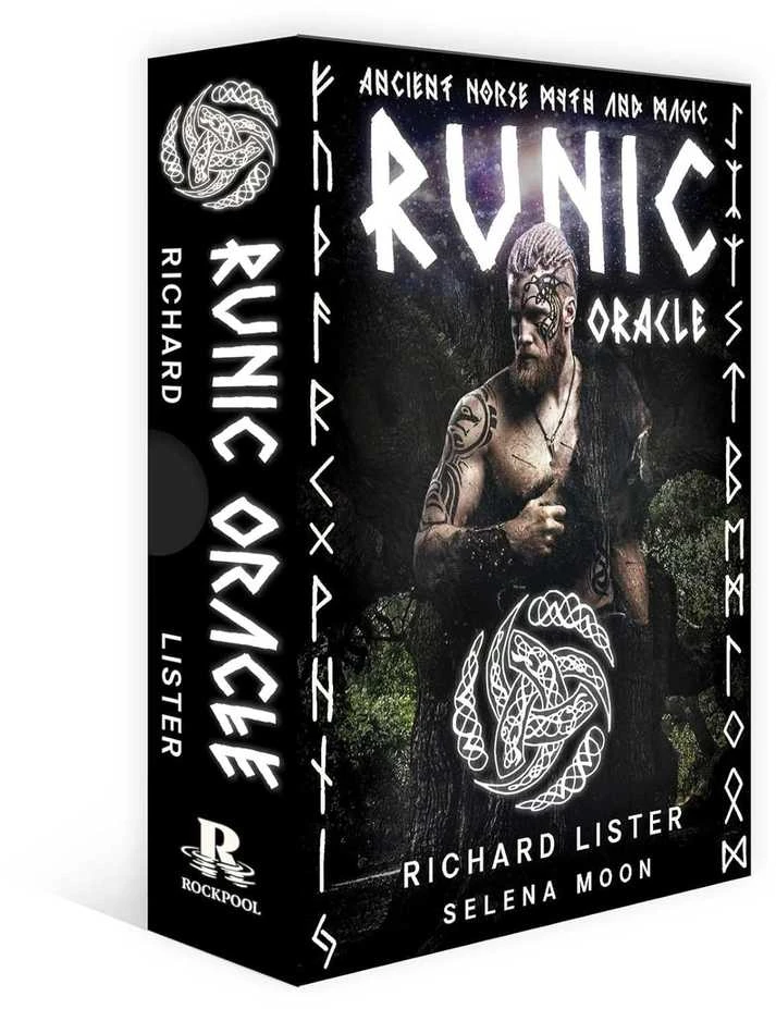 Runic Oracle runų orakulo kortos pranašavimui – Rockpool Publishing