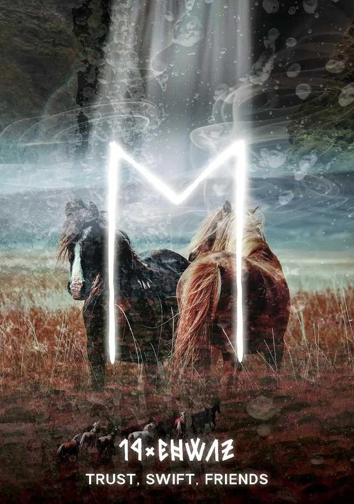 Runic Oracle runų orakulo kortos pranašavimui – Rockpool Publishing