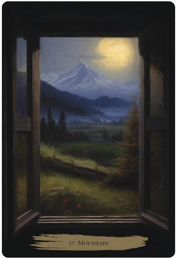 Oracle kortų kaladė - „Haunted Cottage Oracle Cards“ Llewellyn, 45 kortelės, anglų kalba