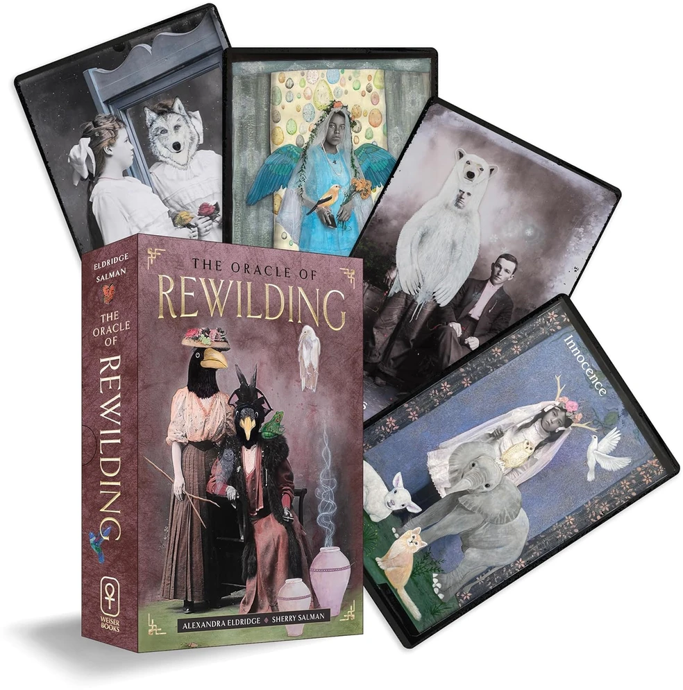 Weiser Books The Oracle of Rewilding orakulo kortos – gyvūnų išminties galia