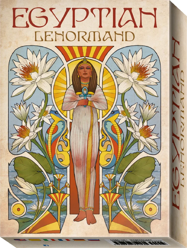 Orakulo kortų rinkinys - Lo Scarabeo Egiptietiškas Lenormand 36 Kortos 88x125mm
