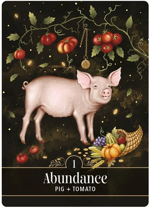 Orakulinių kortų kaladė - Hay House The Familiar Magic Pocket Oracle Cards, 44 kortelės, 10 × 7,5 × 3,5 cm