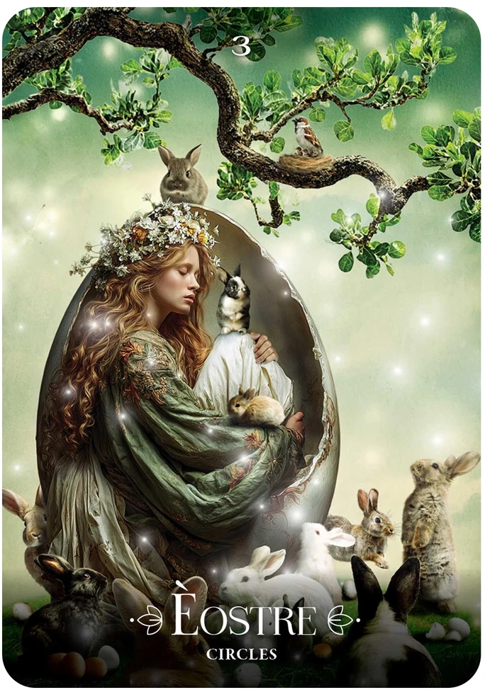 Rockpool Nature Goddess Oracle – gamtos deivių orakulo kortos, 44 kortos su knygele