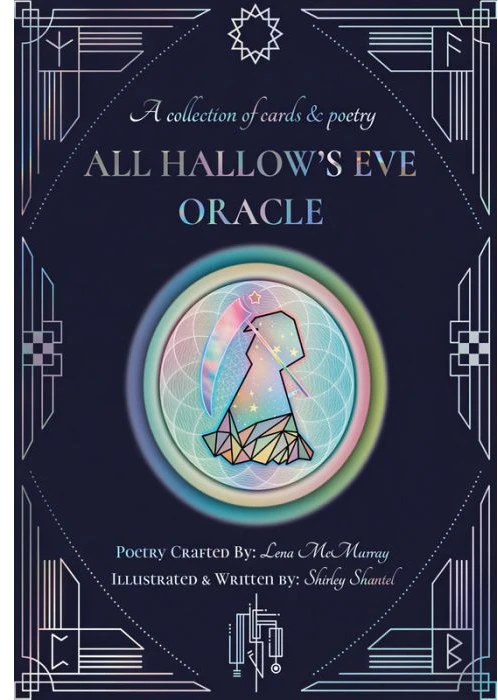 Orakulo kortų kaladė - Sacred Scribe Publishing All Hallow’s Eve orakulo kortelės ir vadovas, 39 kortelės, 14 × 10 × 3,5 cm