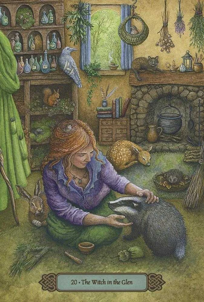 Llewellyn Forest of Enchantment būrimo kortos – Miško kerų orakulas